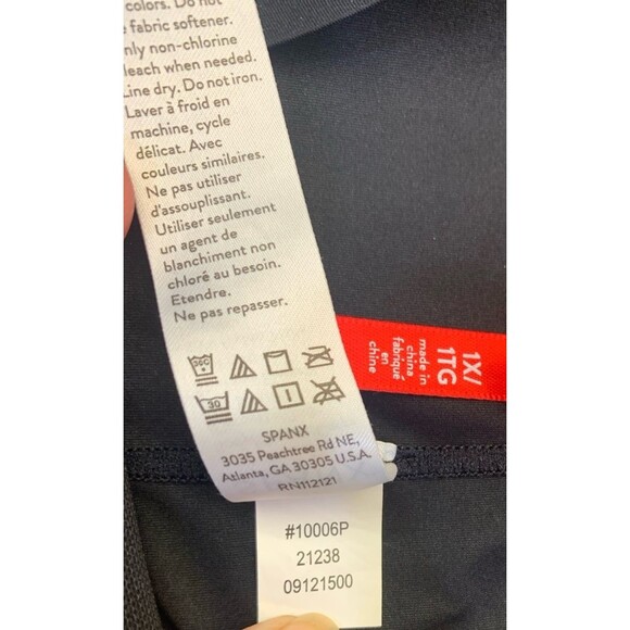 Spanx High Waist Mid Thigh Shaper Short Size 1X Like New - Picture 3 of 9